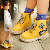 Cizme copii pentru fete cu talpa aspra in trei culori