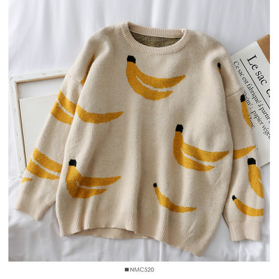 Μοντέρνο γυναικείο πουλόβερ με εφαρμογή και οβάλ λαιμόκοψη σε δύο χρώματα