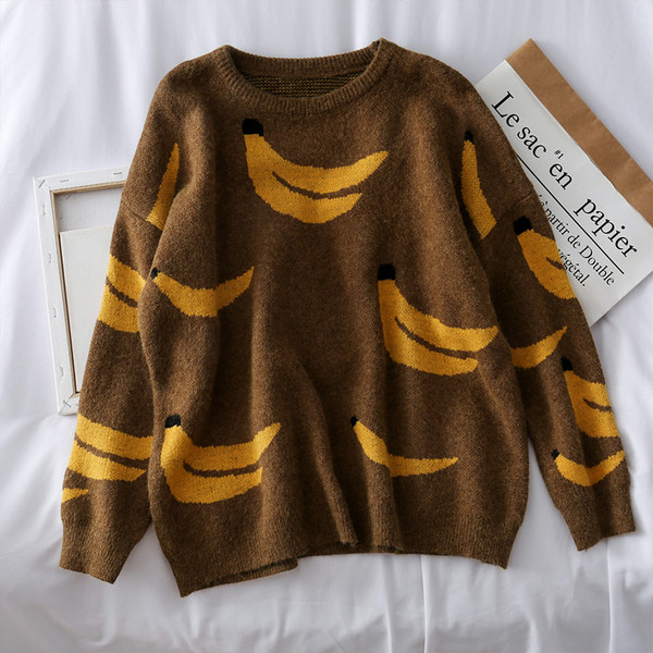 Μοντέρνο γυναικείο πουλόβερ με εφαρμογή και οβάλ λαιμόκοψη σε δύο χρώματα