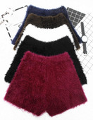 Пухени дамски панталони в черен, бял, син, кафяв и бордо цвят