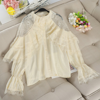 Cămașă elegantă de damă cu mâneci lungi în patru culori