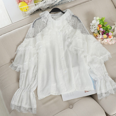 Cămașă elegantă de damă cu mâneci lungi în patru culori