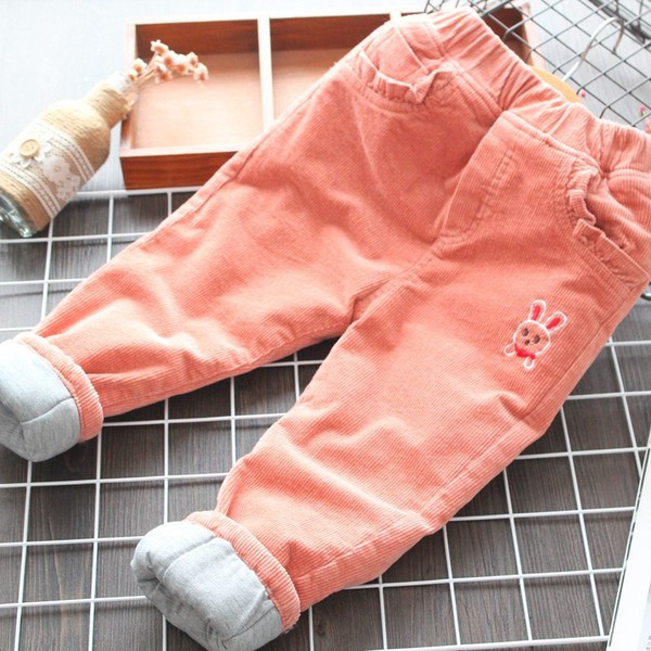 Νέο μοντέλο  παιδικά τζιν  με κεντήματα και τσέπες σε μπλε και ροζ χρώμα