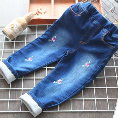 Νέο μοντέλο παιδικά τζιν με κεντήματα μπλε και μαύρο χρώμα