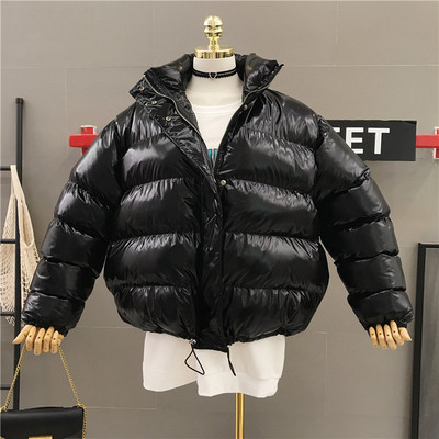 Актуално дамско зимно яке с висока яка в няколко цвята