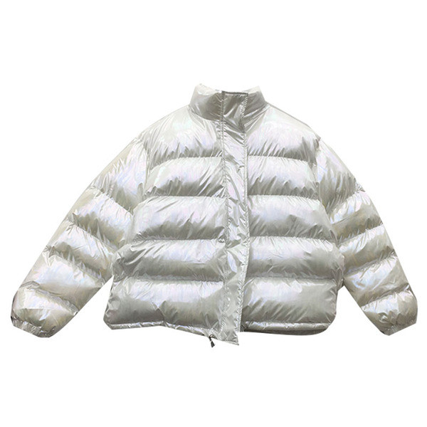 Актуално дамско зимно яке с висока яка в няколко цвята