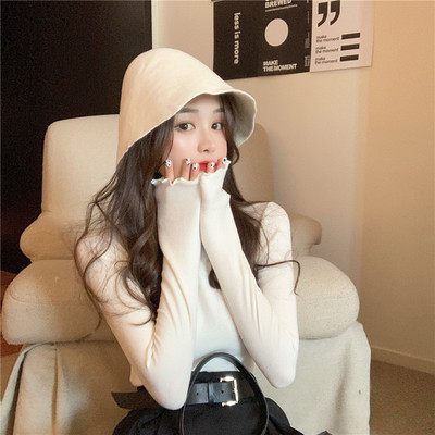 Μοντέρνα γυναικεία μπλούζα με κολάρο σε διάφορα χρώματα