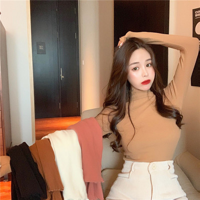 Μοντέρνα γυναικεία μπλούζα με κολάρο σε διάφορα χρώματα