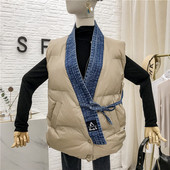 Új modell női mellény nyakkendővel több színben