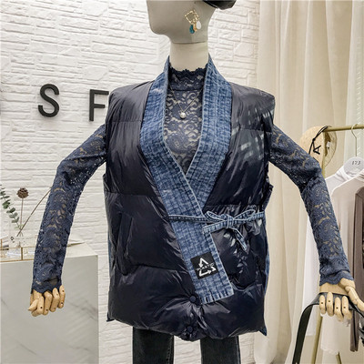 Új modell női mellény nyakkendővel több színben