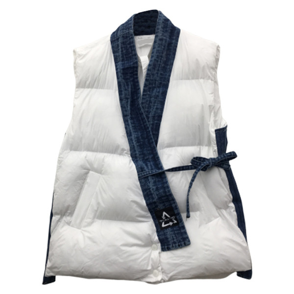 Új modell női mellény nyakkendővel több színben