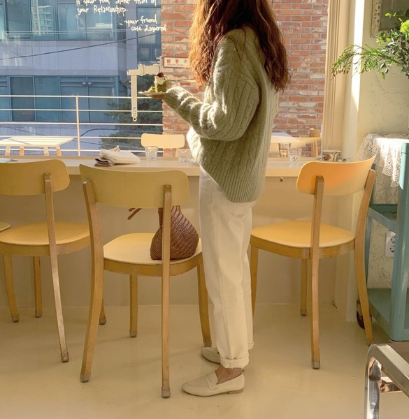 Pulover de iarna model larg cu decolteu rotund - mai multe culori