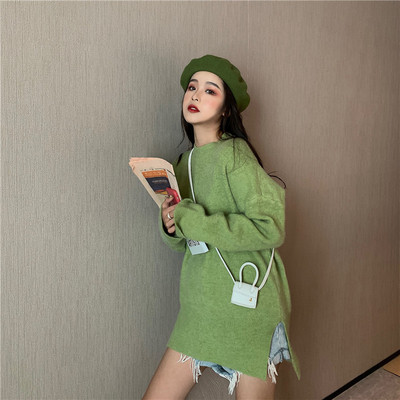 Jelenlegi női pulóver - hosszú modell több színben