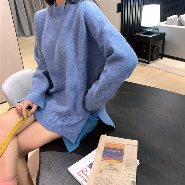 Jelenlegi női pulóver - hosszú modell több színben