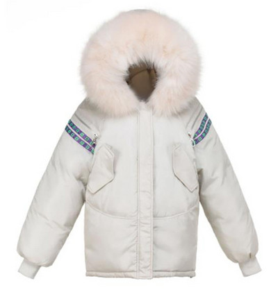 Modern női téli kabát kapucnival és pehellyel hét színben