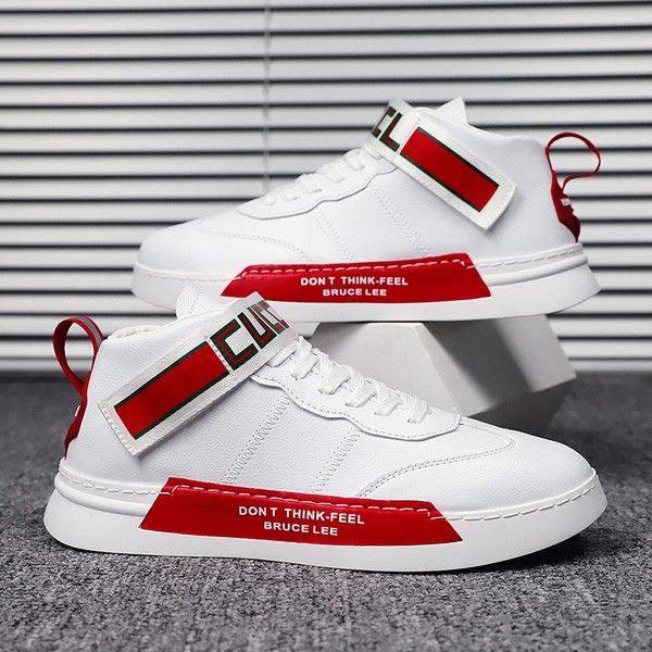 Férfi alkalmi tornacipő nyakkendővel, három színben