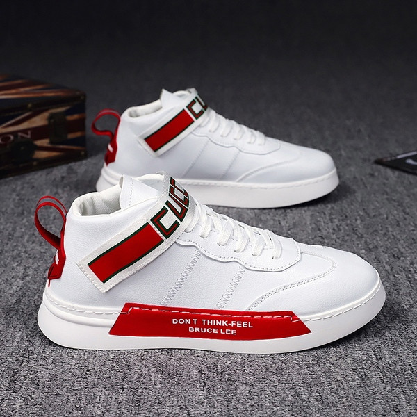 Férfi alkalmi tornacipő nyakkendővel, három színben