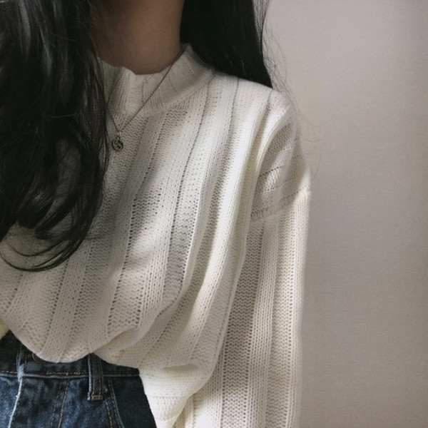 Pulover de dama modern model larg in patru culori