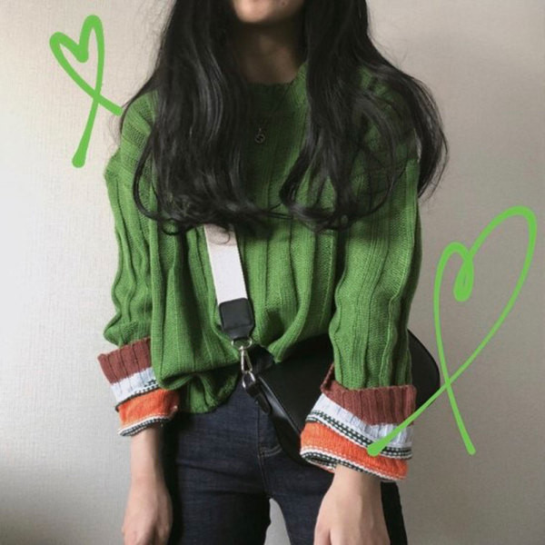 Pulover de dama modern model larg in patru culori