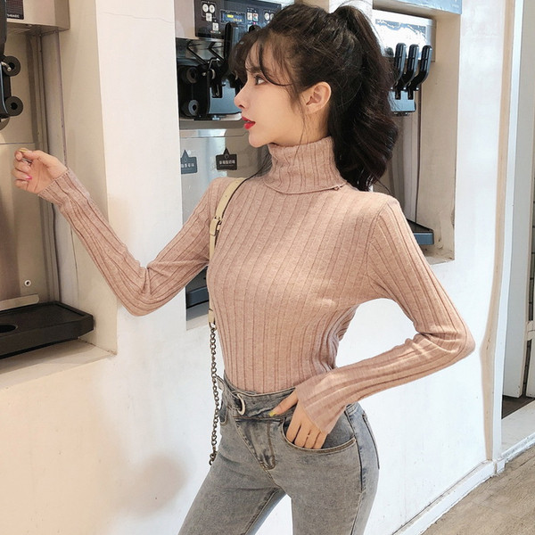 Pulover casual dama cu guler polo in rosu si bej