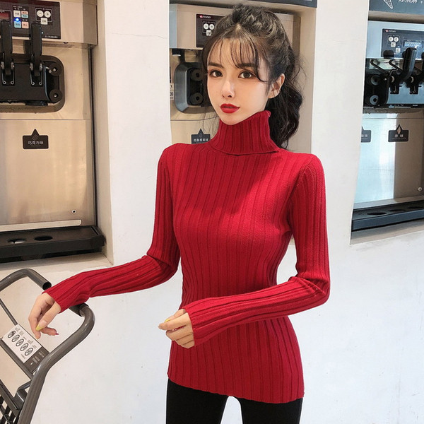 Pulover casual dama cu guler polo in rosu si bej