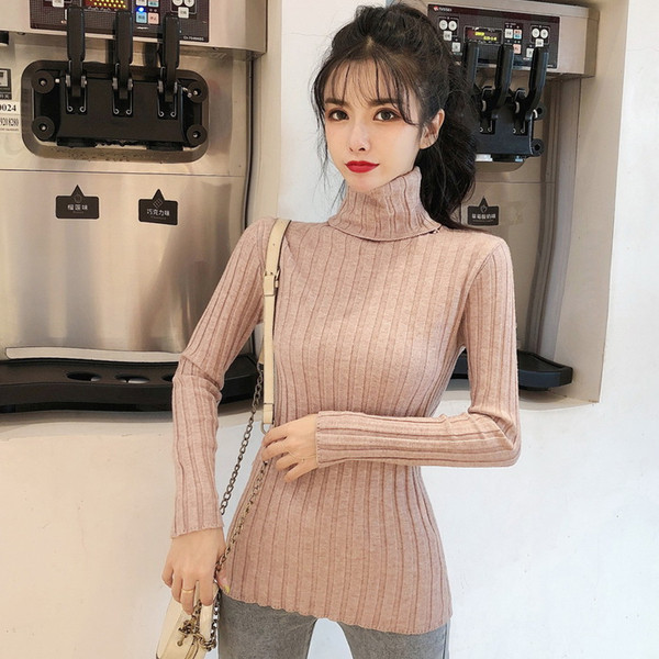 Pulover casual dama cu guler polo in rosu si bej