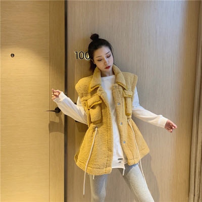 Κομψό γυναικείο γιλέκο με δεσμούς στη μέσης σε τρία χρώματα