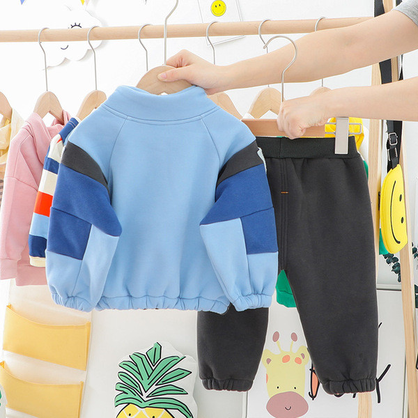 Νέο μοντέλο μοντέρνο παιδικό σετ για κορίτσια και αγόρια σε ροζ και μπλε χρώμα