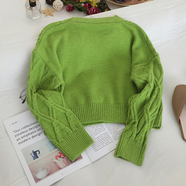 Καθημερινό γυναικείο πουλόβερ σε πέντε χρώματα