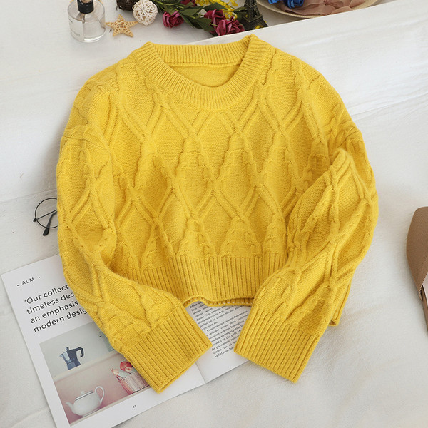 Καθημερινό γυναικείο πουλόβερ σε πέντε χρώματα