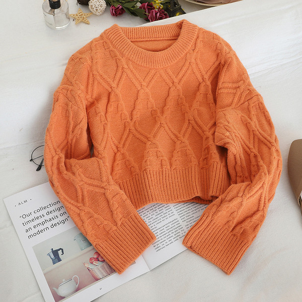 Καθημερινό γυναικείο πουλόβερ σε πέντε χρώματα