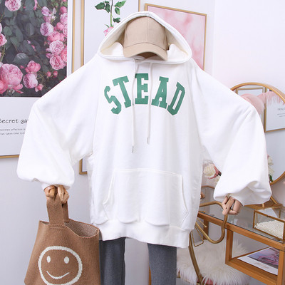 Új modell női pulóver kapucnival és több színben mintával