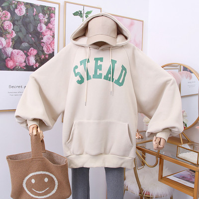 Új modell női pulóver kapucnival és több színben mintával