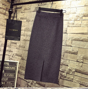 Γυναικεία κομψή φούστα με σχίσιμο σε διάφορα χρώματα