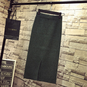 Γυναικεία κομψή φούστα με σχίσιμο σε διάφορα χρώματα