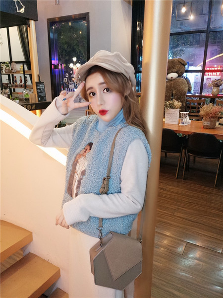 Női kötött ruha és mellény szett két színben