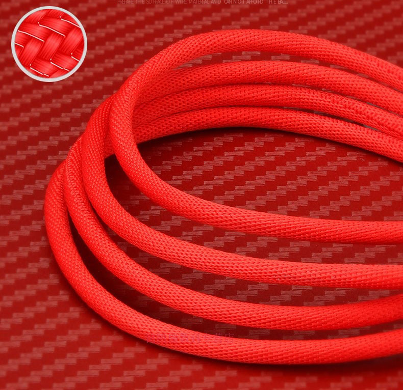 Висококачествен Data Cable Type C за мобилни устройства в червен цвят