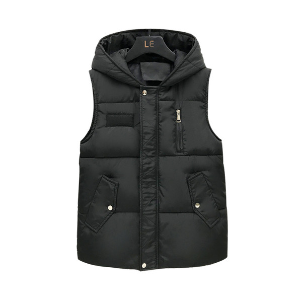 Alkalmi női mellény kapucnival és zsebekkel, négy színben