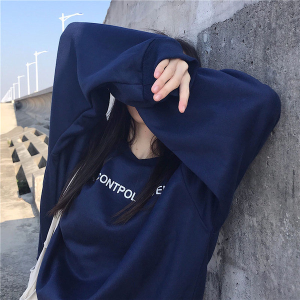 Γυναικείο καθημερινό φούτερ  φαρδύ μοντέλο σε τρία χρώματα