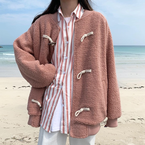 Palton de dama modern model larg in trei culori