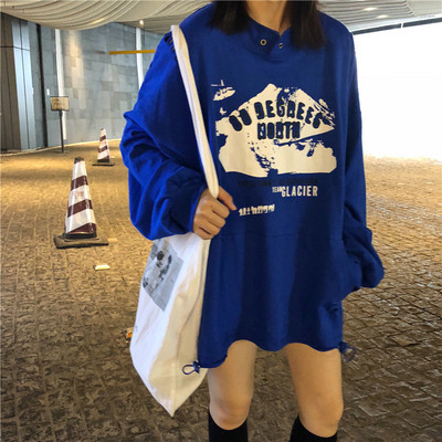 Casual Γυναικεία μπλούζα με ευρύ μοντέλο