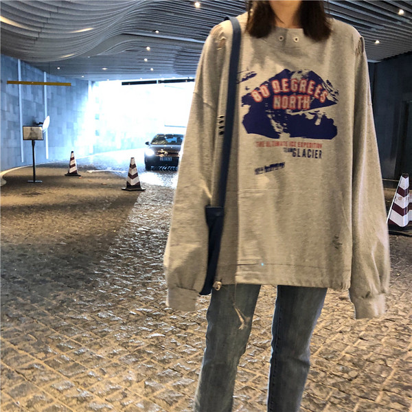 Casual Γυναικεία μπλούζα με ευρύ μοντέλο 