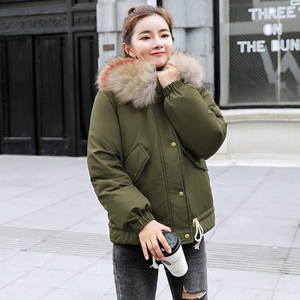 Geaca de iarna scurta de dama model NOU cu buzunare si puf in cinci culori