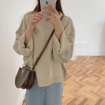 Pulover de iarna dama model larg in patru culori