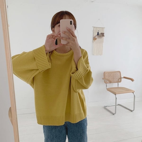 Pulover de iarna dama model larg in patru culori