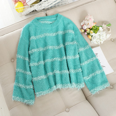 Casual γυναικείο πουλόβερ  με στρογγυλη λαιμόκοψη σε διάφορα χρώματα