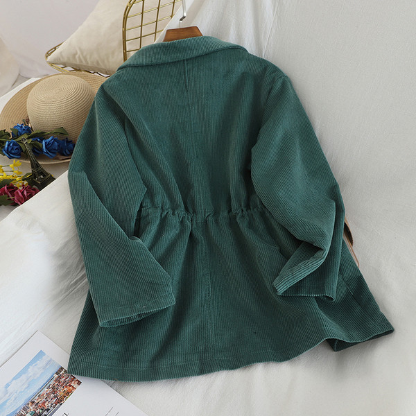 Geaca de dama moderna cu talie elastica in patru culori