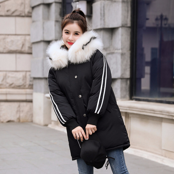 Jachetă lungă casual de damă, cu glugă și puf în trei culori