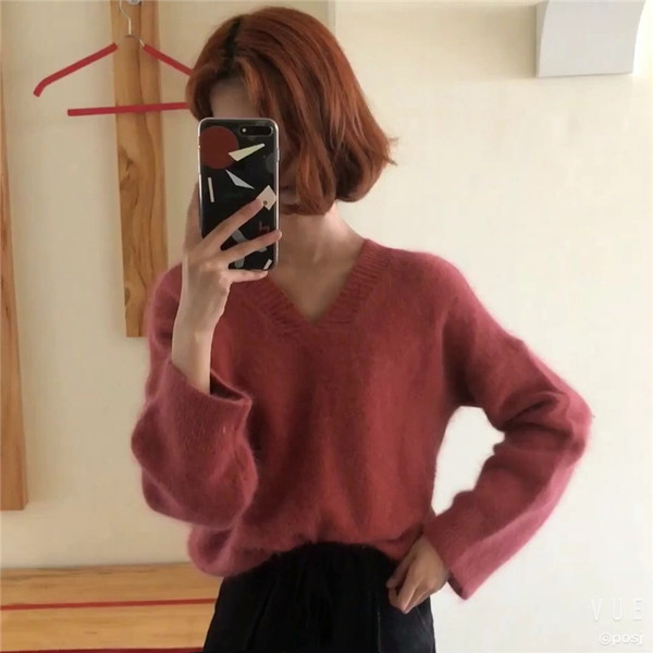 Rózsaszín és lila színű női blúz spitz nyakkivágással