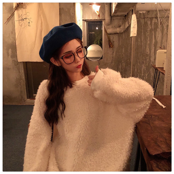 Puha női pulóver két színben, ovális nyakkivágással